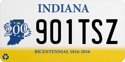 IN license plate 901TSZ
