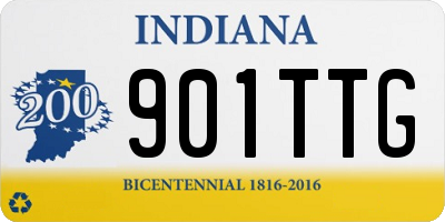 IN license plate 901TTG