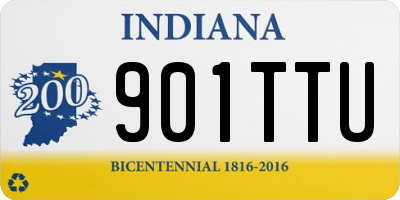 IN license plate 901TTU