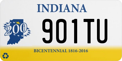 IN license plate 901TU