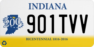 IN license plate 901TVV