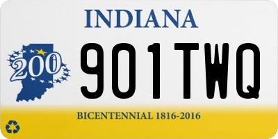 IN license plate 901TWQ