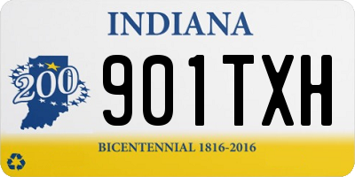 IN license plate 901TXH
