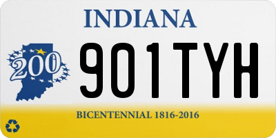 IN license plate 901TYH