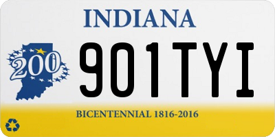 IN license plate 901TYI