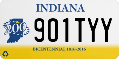 IN license plate 901TYY