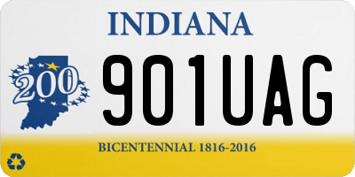 IN license plate 901UAG