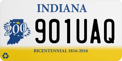 IN license plate 901UAQ