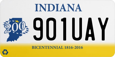 IN license plate 901UAY