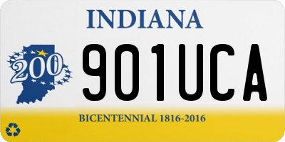 IN license plate 901UCA