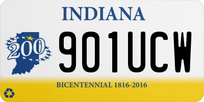 IN license plate 901UCW