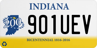 IN license plate 901UEV
