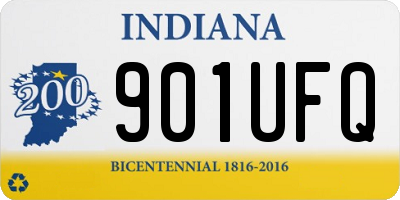 IN license plate 901UFQ