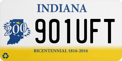 IN license plate 901UFT