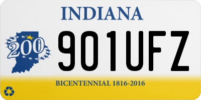 IN license plate 901UFZ