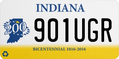 IN license plate 901UGR