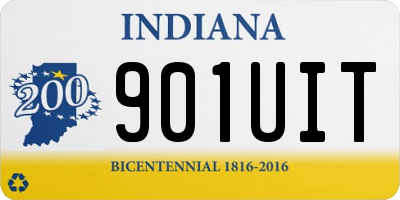 IN license plate 901UIT