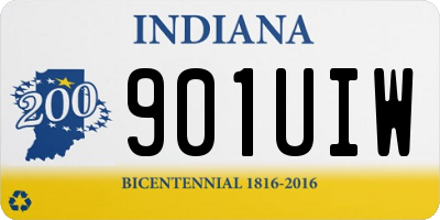 IN license plate 901UIW