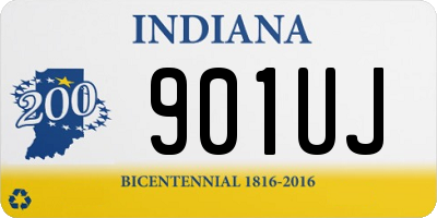 IN license plate 901UJ
