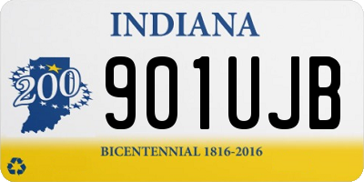 IN license plate 901UJB