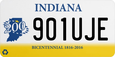 IN license plate 901UJE