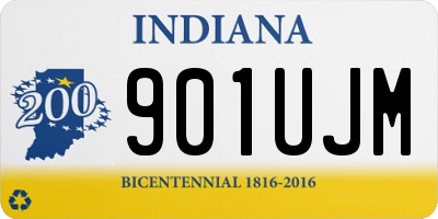 IN license plate 901UJM