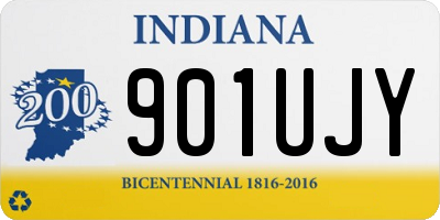 IN license plate 901UJY