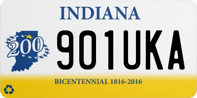 IN license plate 901UKA