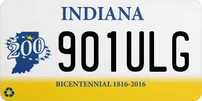 IN license plate 901ULG