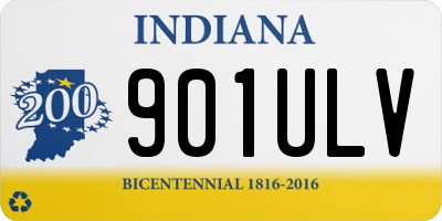 IN license plate 901ULV
