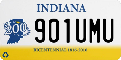 IN license plate 901UMU