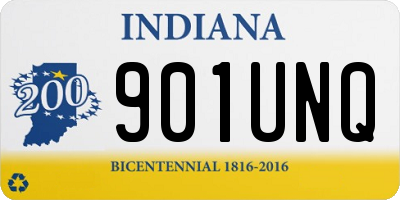 IN license plate 901UNQ