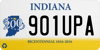 IN license plate 901UPA