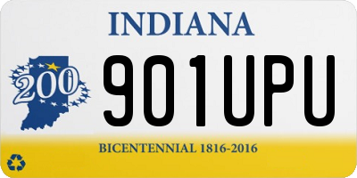 IN license plate 901UPU