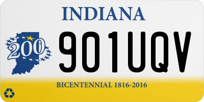 IN license plate 901UQV