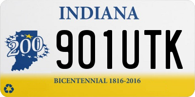 IN license plate 901UTK