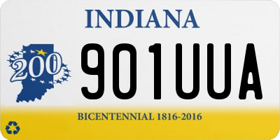 IN license plate 901UUA