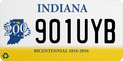 IN license plate 901UYB