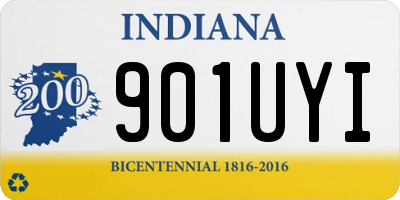 IN license plate 901UYI