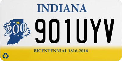 IN license plate 901UYV