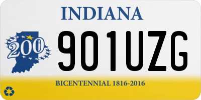 IN license plate 901UZG
