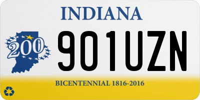 IN license plate 901UZN