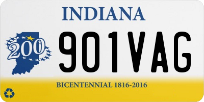IN license plate 901VAG