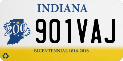 IN license plate 901VAJ