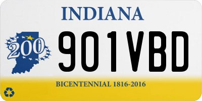 IN license plate 901VBD