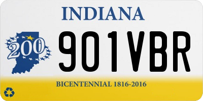 IN license plate 901VBR