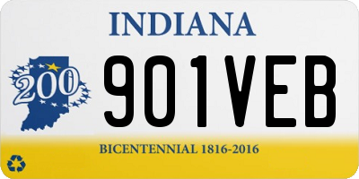IN license plate 901VEB