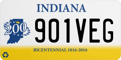 IN license plate 901VEG