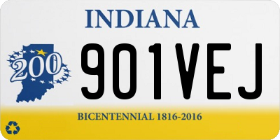 IN license plate 901VEJ