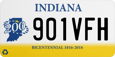 IN license plate 901VFH